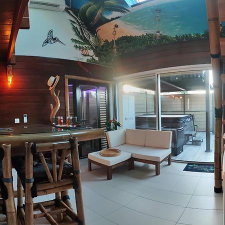 La Kaz Rhumantique Sauna And Spa Privatif La Rivière-Saint-Sauveur Zewnętrze zdjęcie