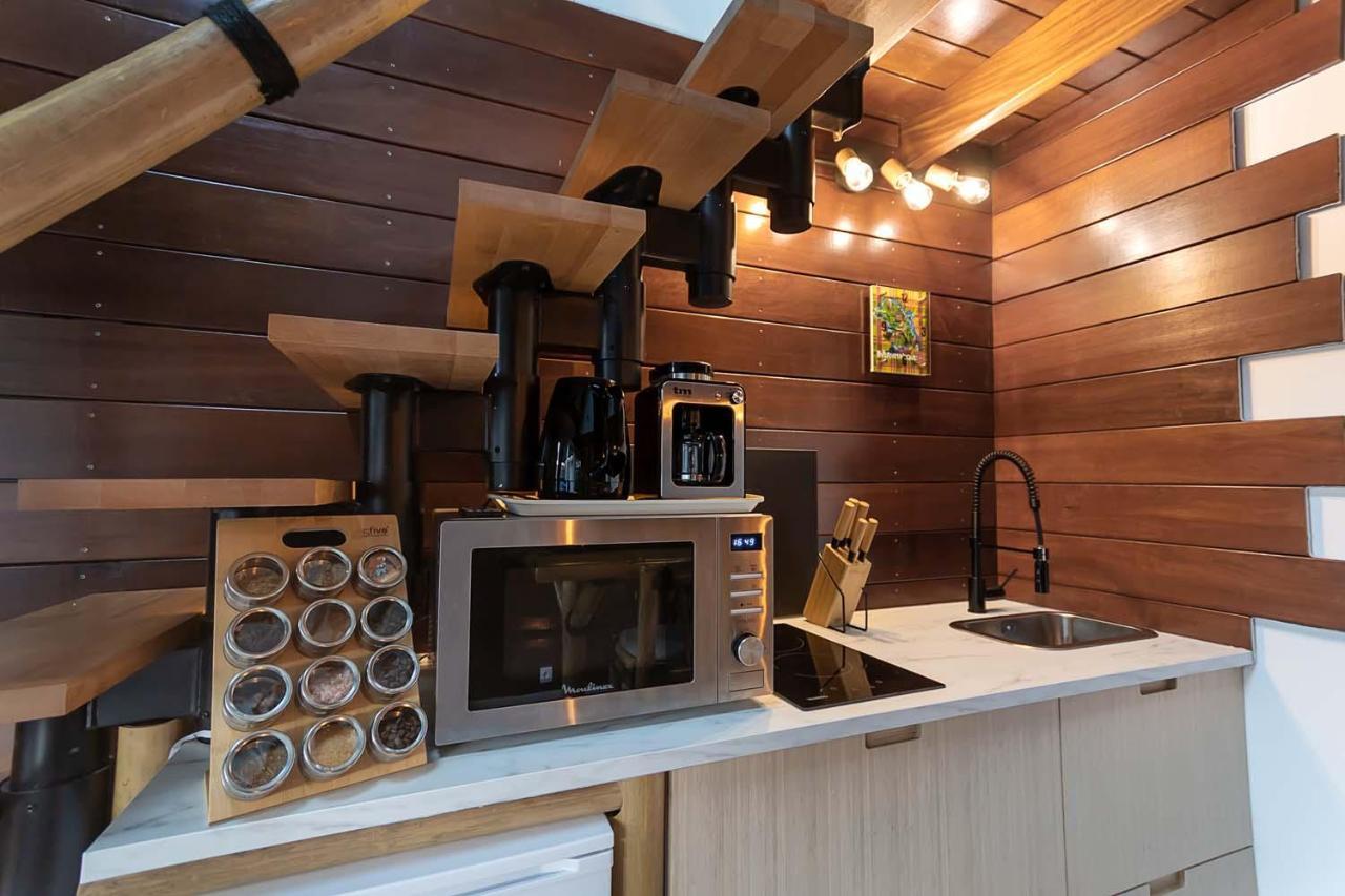La Kaz Rhumantique Sauna And Spa Privatif La Rivière-Saint-Sauveur Zewnętrze zdjęcie